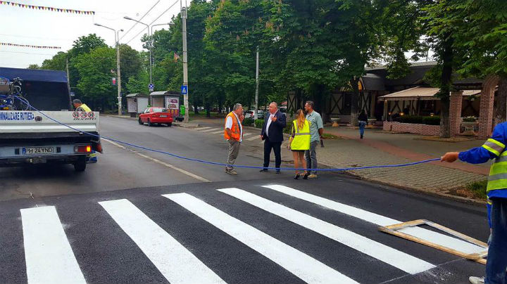 marcaje trecere inaltata Bulevardul Independentei Ploiesti 1