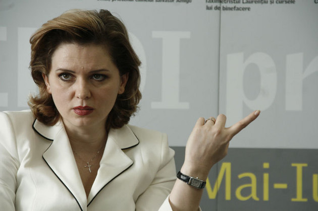 Roberta Anastase nervoasa