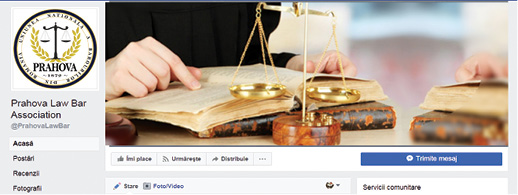 Baroul Prahova şi-a deschis pagină oficială pe Facebook