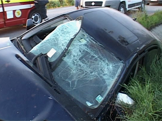 Dambovita: Accident grav pe DJ 711, din cauza unui sofer care a adormit