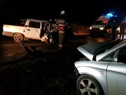 Accident grav pe DJ 112A, intre Zarnesti si Vulcan