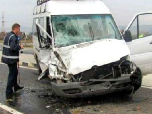 Accident pe DN1, Centura Ploiesti Vest, zona Buda