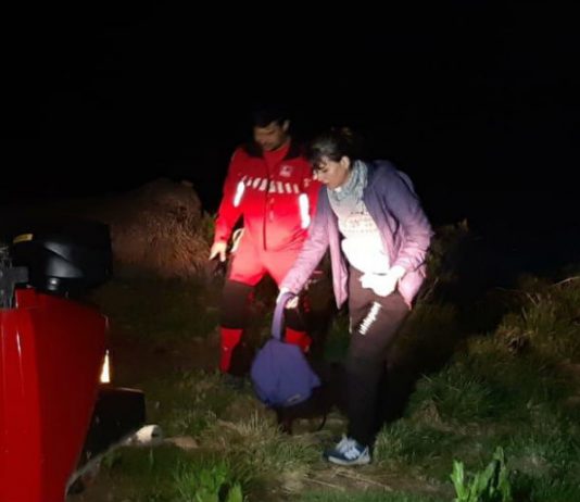 O femeie care mergea singura pe munte, salvata de Salvamont Sinaia