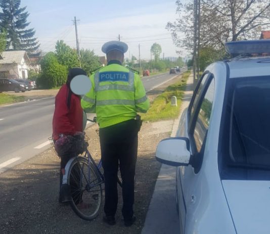 Un biciclist i-a ingrozit pe politistii rutieri din Prahova