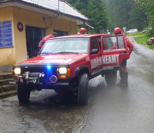 Salvamont Neamț intervine în zona Polița Scaiuș – Abruptul Rupturi -Masiv Ceahlău