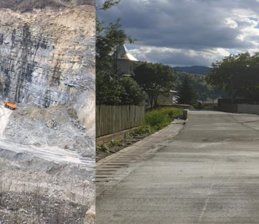 La Farcașa se modernizează drumul, dar din păcate cetățenii nu se pot bucura