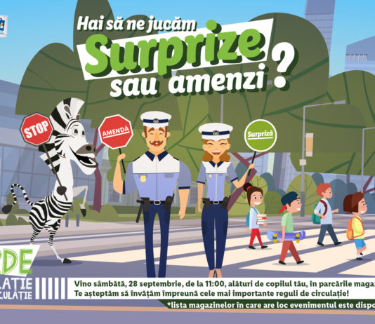 ”Verde la educație pentru circulație” – campanie națională de educație rutieră oferită de Poliția Română și Lidl
