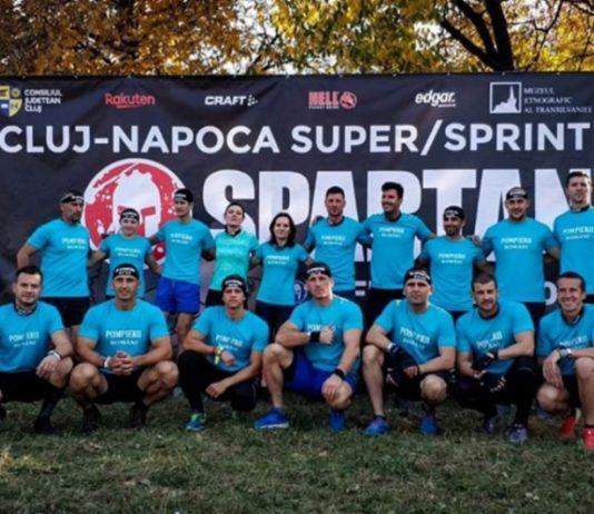 Pompierii Români, primul loc pe podium la Spartan Sprint România 2019! Harghiteanul Cantea Dan Marian, face parte din echipă
