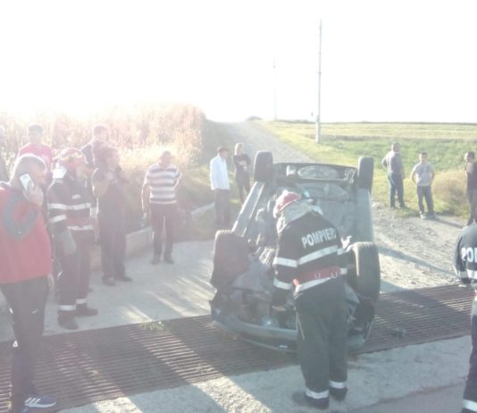 ACUM: Accident în Grumăzești. Victimă salvată de un pompier în timpul liber