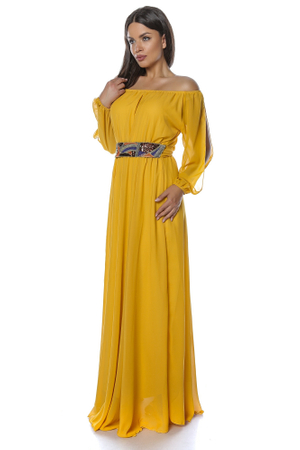 rochie de seara lunga maneci lungi