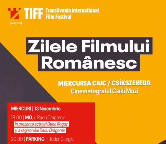 Filmele toamnei, proiectate la Miercurea Ciuc. Dana Rogoz, printre invitații speciali