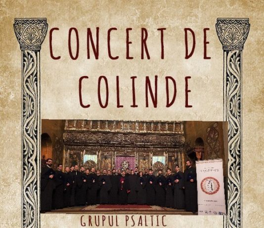 Recital de colinde bizantine susținut de Grupul Psaltic ANASTASIOS la Călimănel