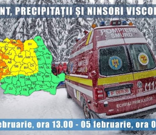 COD GALBEN HIDRO: posibile depășiri ale COTELOR DE APĂRARE