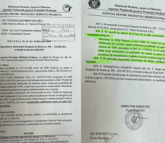 APM Prahova a suspendat activitatea depozitului de deseuri periculoase
