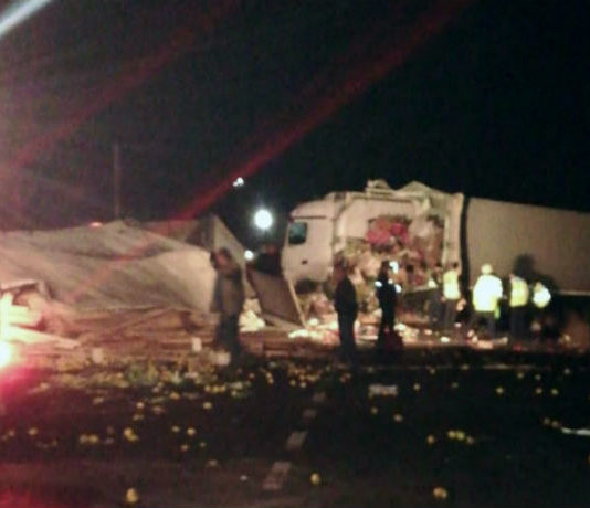 Accident dramatic intre 2 TIR-uri, soldat cu un deces, pe DN2