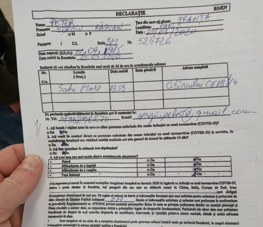 Vezi ce a scris un roman intors din Franta despre reactia autoritatilor romane
