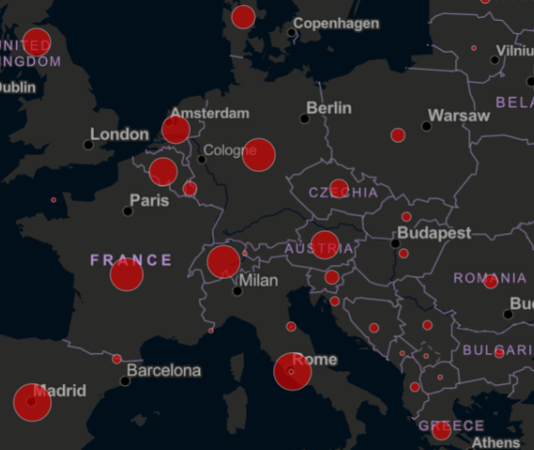 Numarul de morti din martie 2020 este putin mai mare decat in martie 2019, in schimb este inferior celui din aceeasi luna a lui 2018/Franta