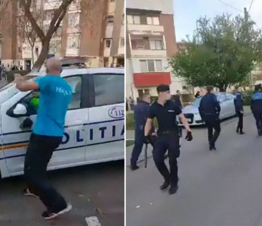 Oricine atacă un poliţist folosind acte de violenţă, la puşcărie!