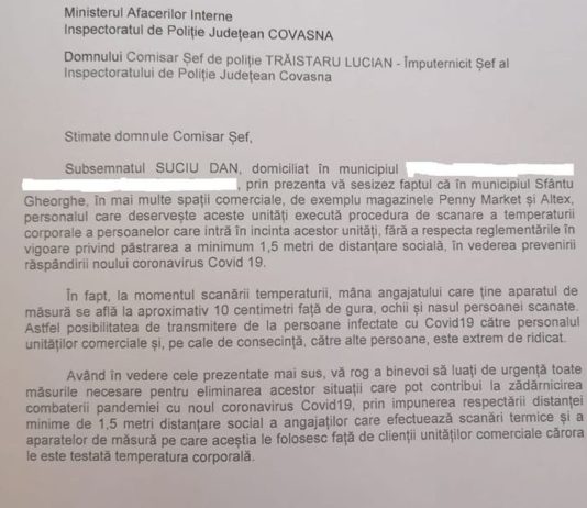 Nebunia adoptată de CNSU prin care impune proceduri de termoscanare cu aparate electronice utilizate de jandarmi, paznici, etc. este în sfera penalului
