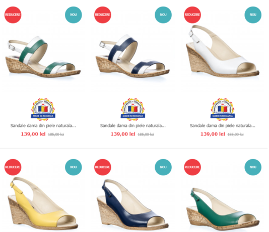 sandale piele
