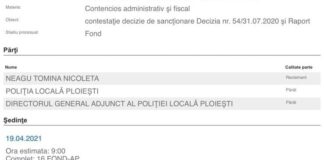 O noua dezvaluire a ziarului Incisiv de Prahova confirmata de instanta/Un nou abuz al directorului Adrian Vaida de la Politia Locala Ploiesti este sanctionat aspru de „instantele de judecata”/Pana cand va mai ramane hartuitorul – dovedit – la comanda institutiei? – Ziarul Incisiv de Prahova