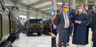 Presedintii Senatului si Camerei Deputatilor au inaugurat fabrica de camioane militare Iveco, din Dambovita