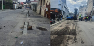 Se efectueaza lucrari de reparatii pe doua strazi din municipiu