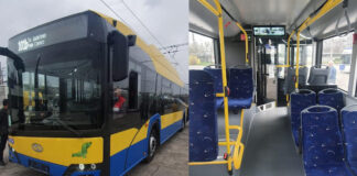 Primul troleibuz cumparat din Polonia circula, in probe, pe traseul 202