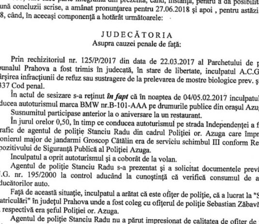 “CÂT L-O MAI RĂBDA POLIȚIA PE COMISARUL ȘEF ZĂBAVĂ ?” – Ziarul Incisiv de Prahova