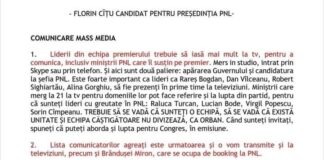 Stiati ca si noi platim pentru campania interna din PNL!? Echipa lui Citu de la guvern, platita din bani publici, lucreaza de zor pentru alegerea sa la sefia PNL, adica intr-o chestiune absolut privata! – Ziarul Incisiv de Prahova