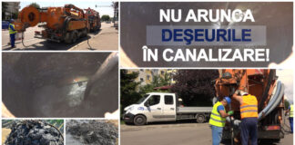 Societatea HIDRO PRAHOVA SA lansează un nou apel către abonați, pentru utilizarea corectă a rețelei de canalizare