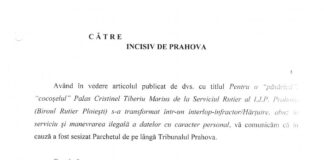 I.P.J Prahova ne surprinde placut!/In urma dezvaluirilor noastre si ale verificarilor interne ale institutiei a fost sesizat Parchetul de pe langa Tribunalul Prahova! – Ziarul Incisiv de Prahova