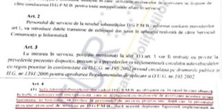 Dispoziție aberantă a șefului Poliției Capitalei
