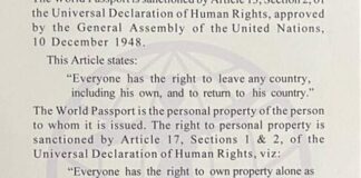 O chestiune care frizează absurdul/DIICOT a trimis in judecata pentru fals material in inscrisuri oficiale o persoana acuzata de falsificarea unui act de identitate al Guvernului Mondial