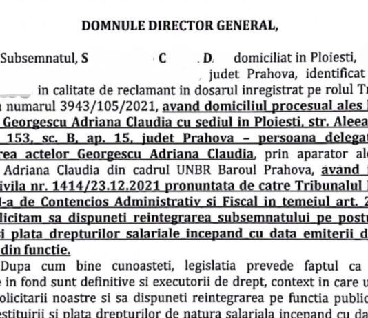 Am „cobit” si instanta a dat dreptate ziarului Incisiv de Prahova/Incepand de azi, cu acte, directorul Politiei Locale Ploiesti (Albu Catalin) si cei din comisia de concurs ilegala sunt… PENALI