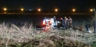 Accident luni noapte, pe Centura de Vest a municipiului Ploiesti (FOTO)