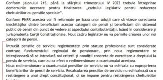 MAN și MAI au returnat fără observații proiectul de memorandum pentru reforma sistemului de pensii