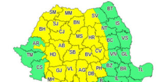 Meteorologii ne amenință din nou cu Cod Galben de instabilitate atmosferică