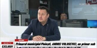 Primarul municipiul Ploiești, Andrei Volosevici, un primar sub influenta bauturilor alcoolice/ Invitat la Ploiesti TV