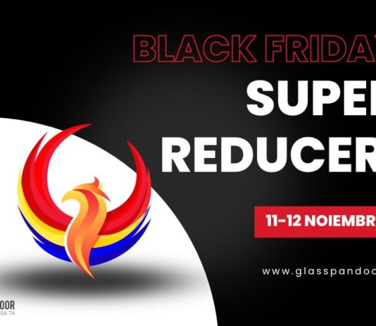 Black Friday – Cele mai așteptate reduceri ale anului vin și la Glasspandoor Black Friday