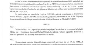 Mai lipsește ca un „șef de inspectorat al județului” să programeze și partidele de sex, să aleagă genul copiilor polițiștilor, numele cățeilor de companie, etc