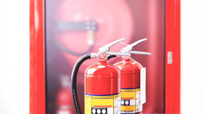red-fire-extinguisher-is-ready-use-case-indoor-fire-emergency