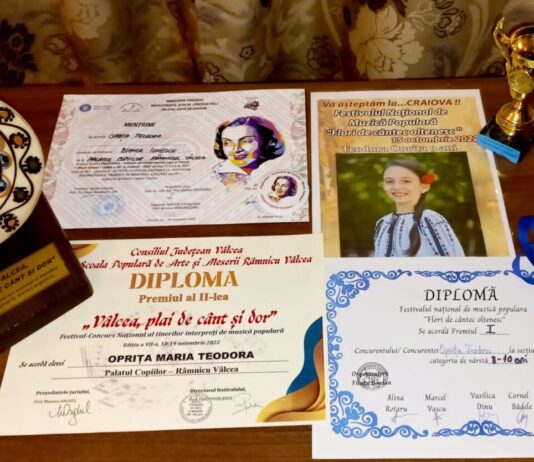 Eleva Şcolii Gimnaziale „Take Ionescu”, premiantă la concursurile de muzică populară