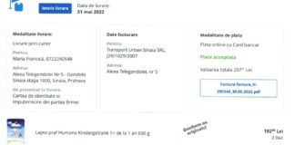 SC Transport Urban Sinaia cumpără…tricicletă, pampers și lapte praf.