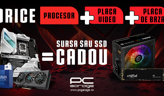PC Garage te echipează gratuit cu un SSD de 1TB sau o sursă de 700W
