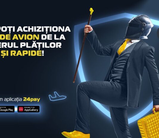 Călătorii cu avionul către destinațiile preferate, acum direct din aplicația 24pay