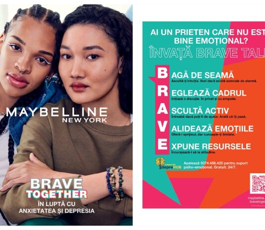 Maybelline New York lansează Brave Talk: instruire gratuită în sănătate mentală în universități