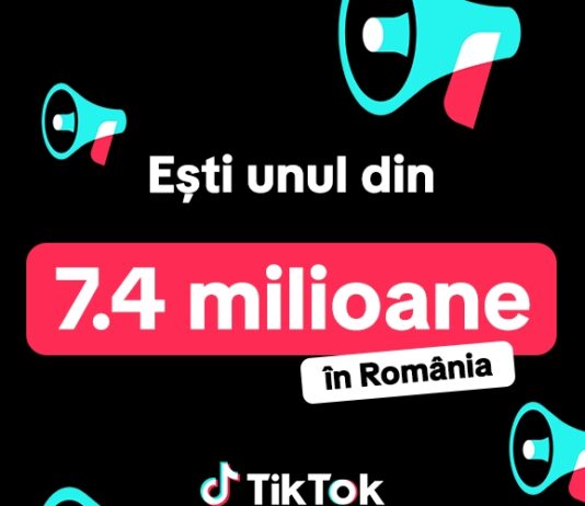 7.4 milioane de români folosesc TikTok în fiecare lună