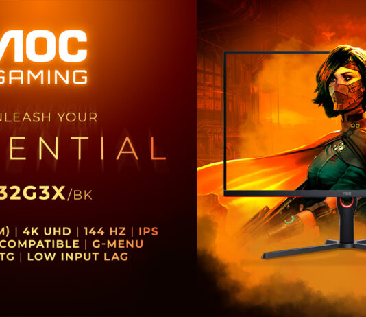 AGON by AOC lansează monitoarele U27G3X/BK și U32G3X/BK cu rezoluție 4K pentru experiențe de gaming îmbunătățite