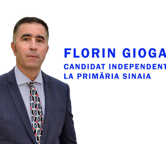 Florin Gioga şi-a anunţat candidatura ca independent la Primăria Sinaia